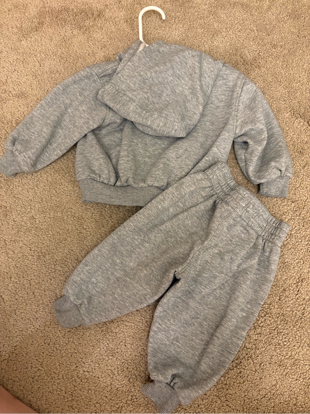 Nike Gray Kids Fleece Hoodie & Joggers Set - Picture 2 of 4